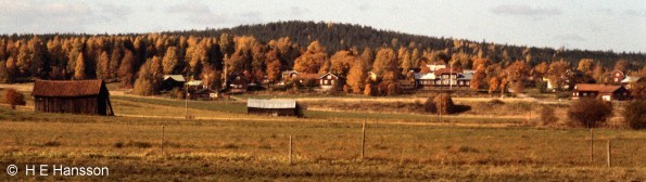 Ytterbyn sett frn krarna 1985. Foto: H-E Hansson